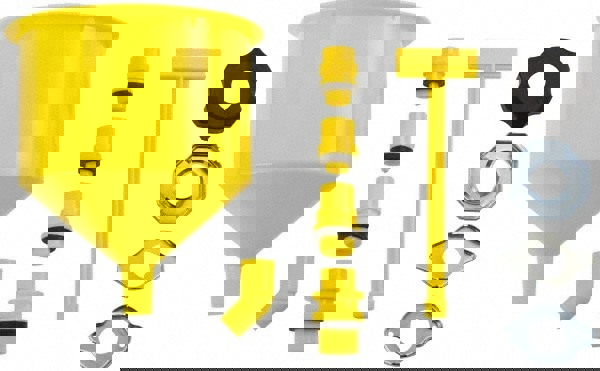 1 Qt Capacity Plastic Funnel